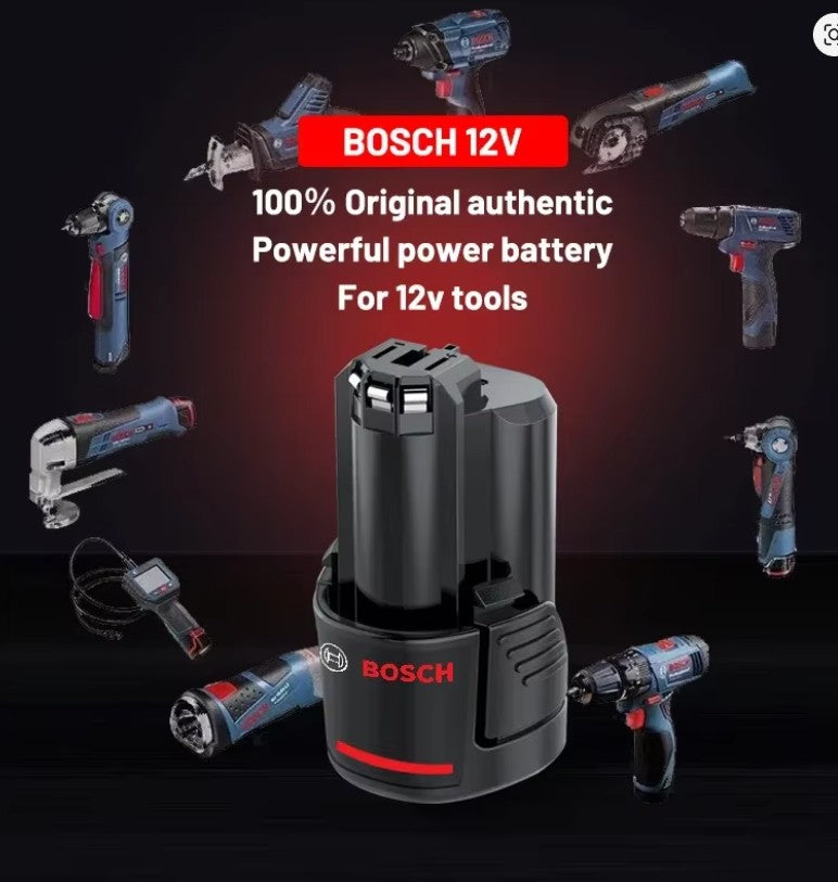 Bosch 12V 3.0Ah 3000mAh Lithium‑Ion Battery