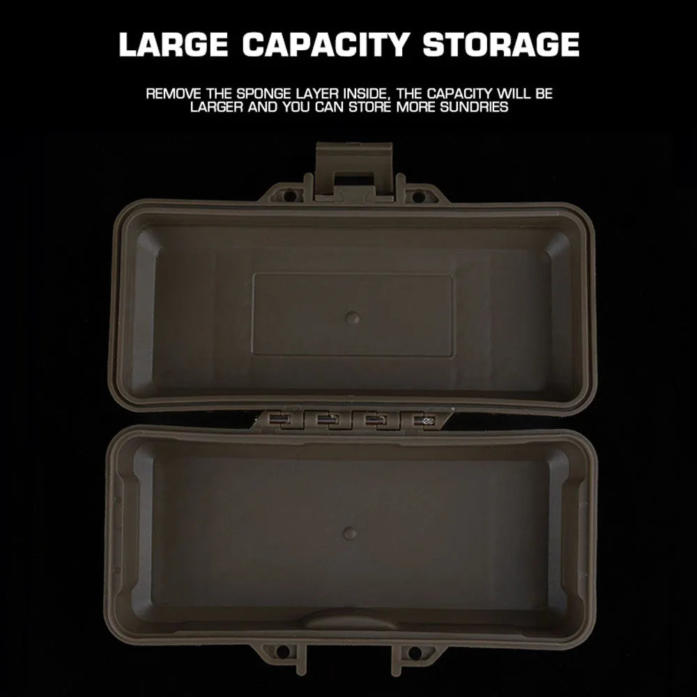 *** Free Shipping*** Outdoor Shockproof, Waterproof Box with Sponge Protection Pads 15.2*6.3cm ***FREE SHIPPING***