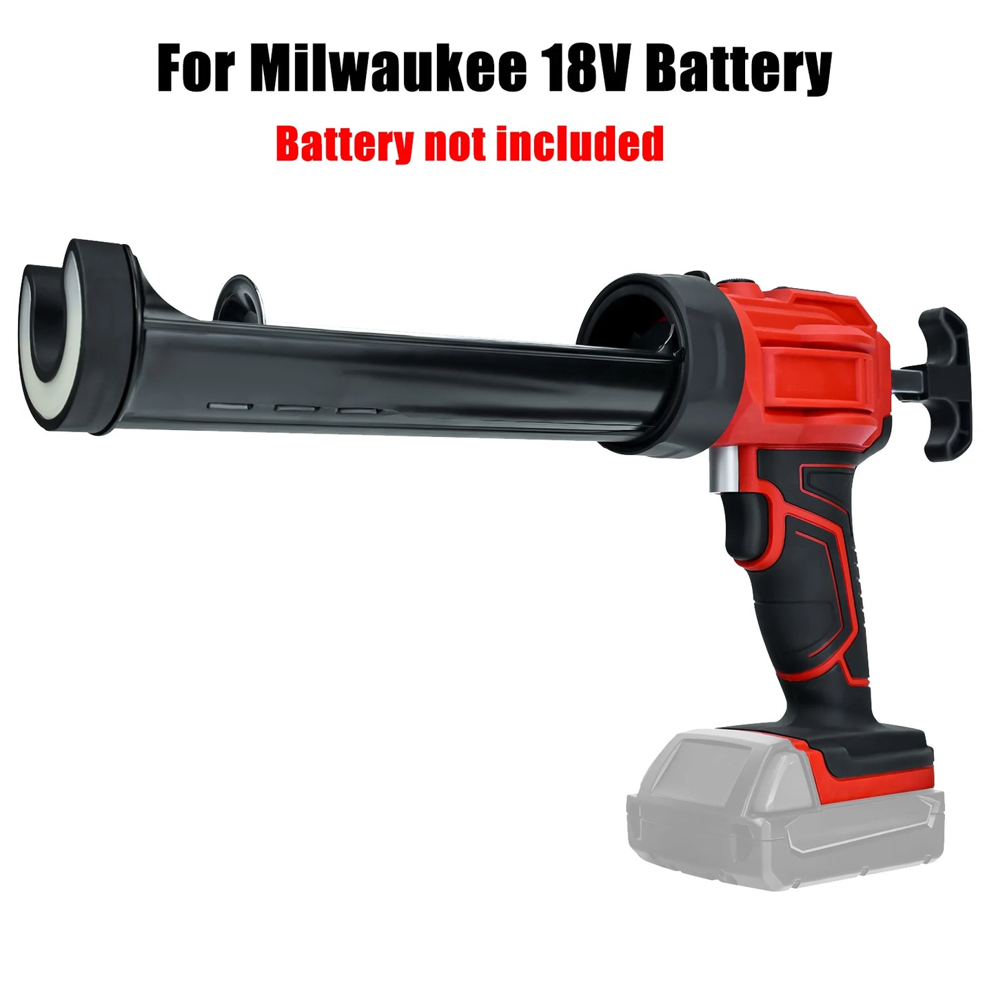 Cordless Caulking Gun 4 Speed with LED Light For Makita/Dewalt/Milwaukee Batteries.