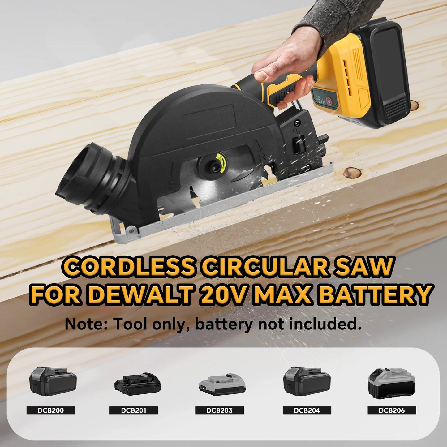 DeWalt Compatible 18V 20V Max 3 speed 1000W Brushless Electric Circular Saw