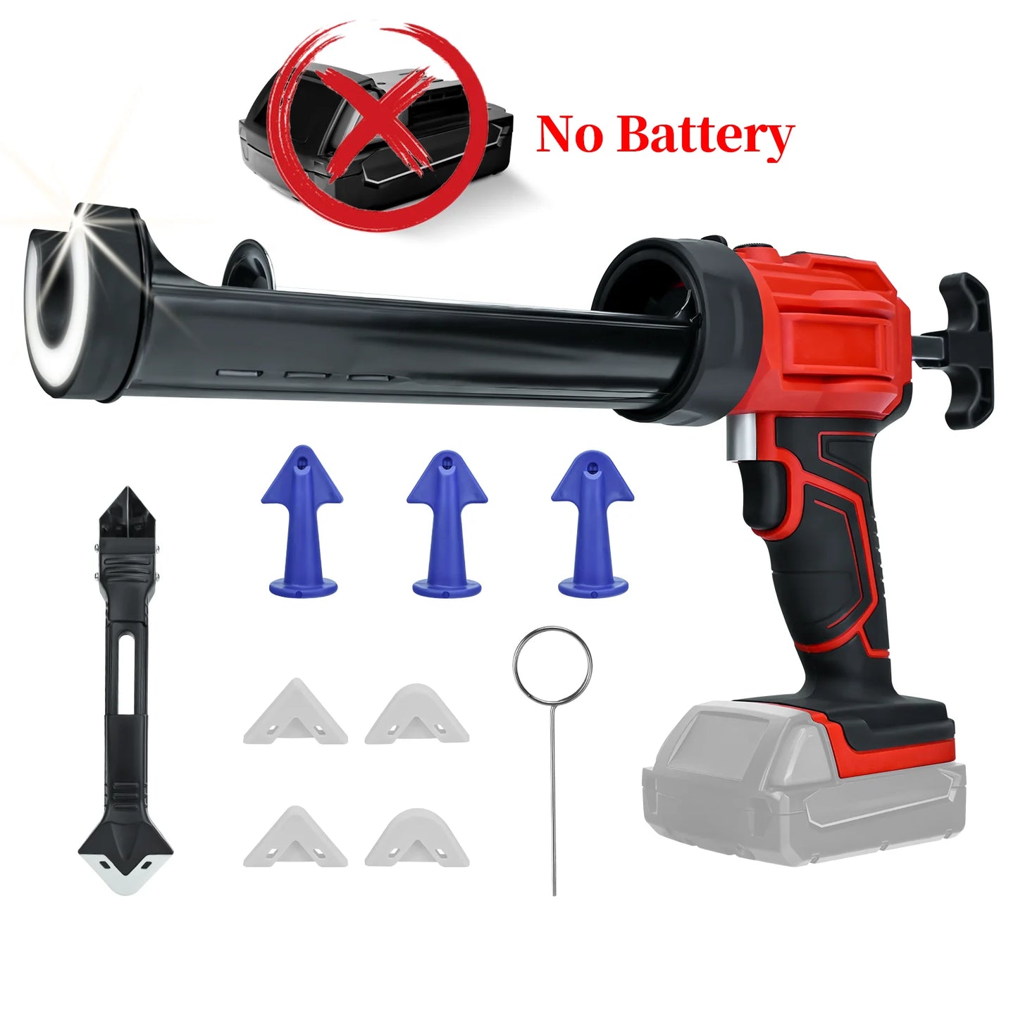 Milwaukee compatible 18V Caulking Gun 10oz/300ml 4 Speed