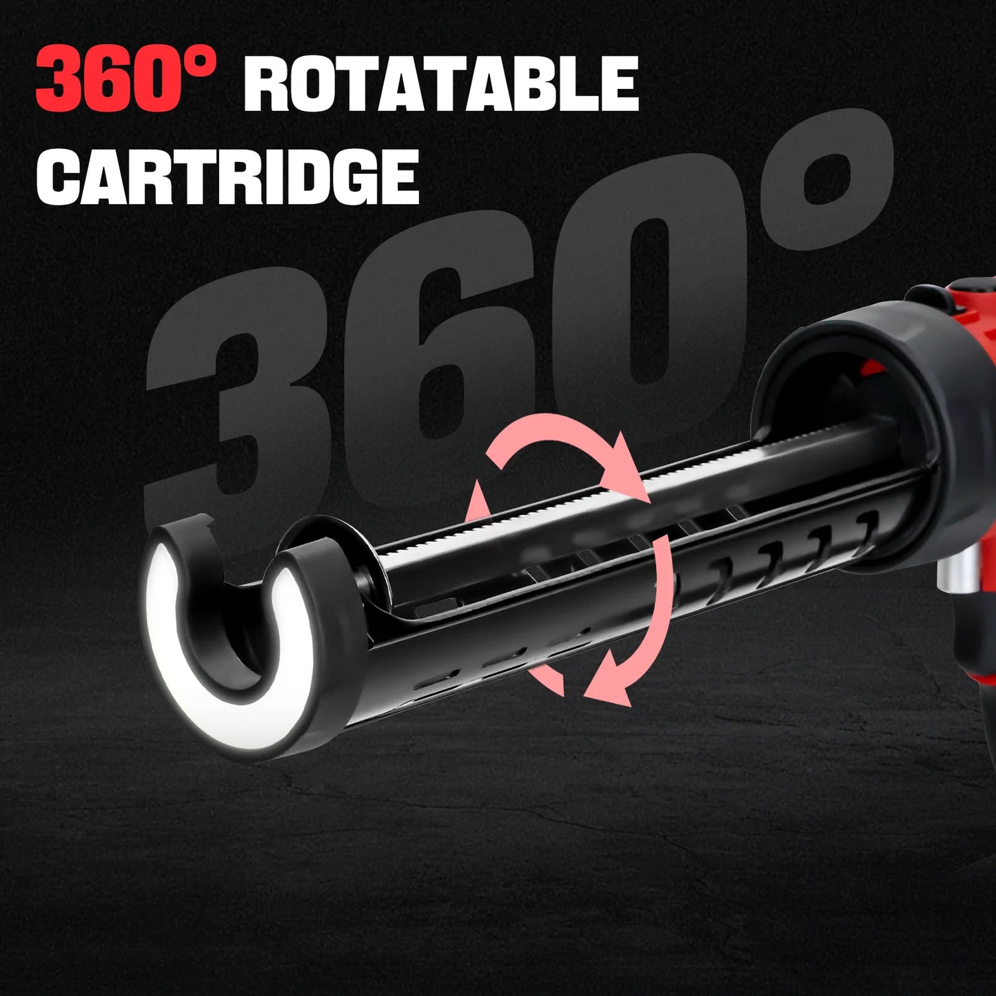 Milwaukee compatible 18V Caulking Gun 10oz/300ml 4 Speed