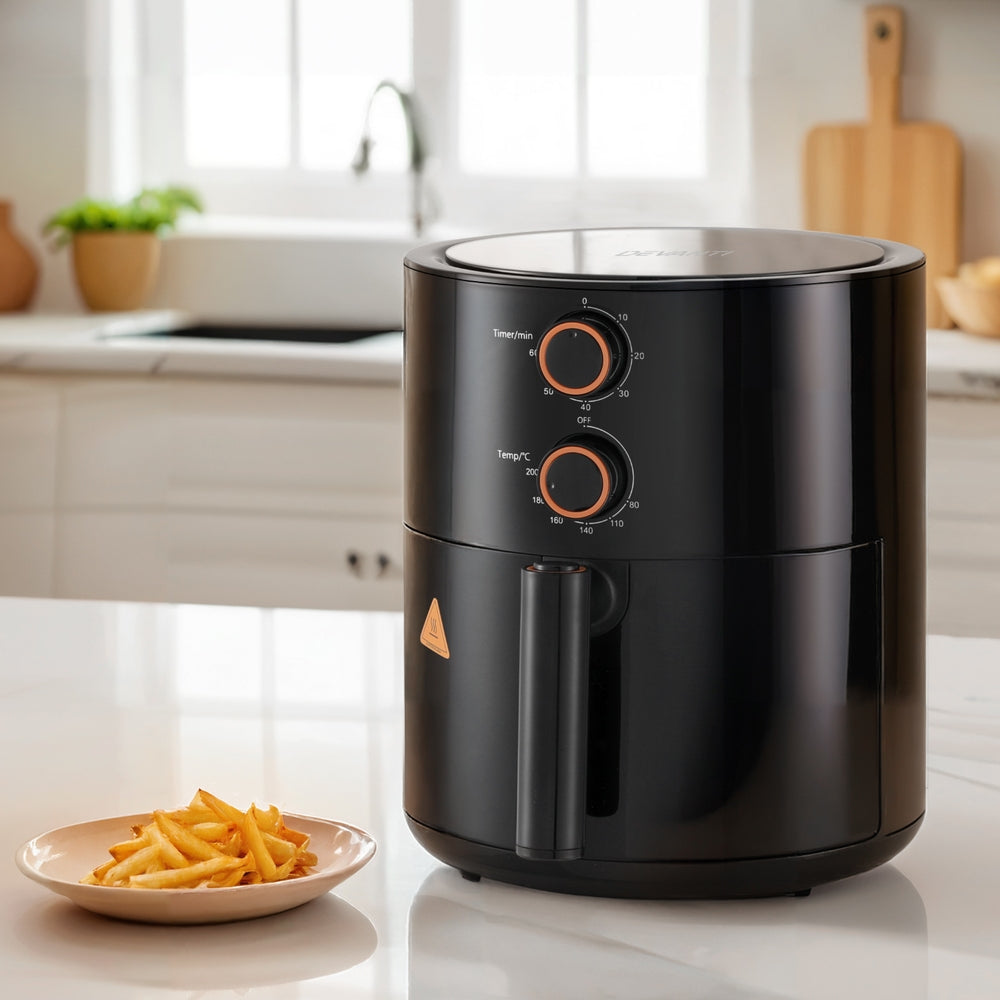 Air Fryer Knob Control 1500W Devanti 4L