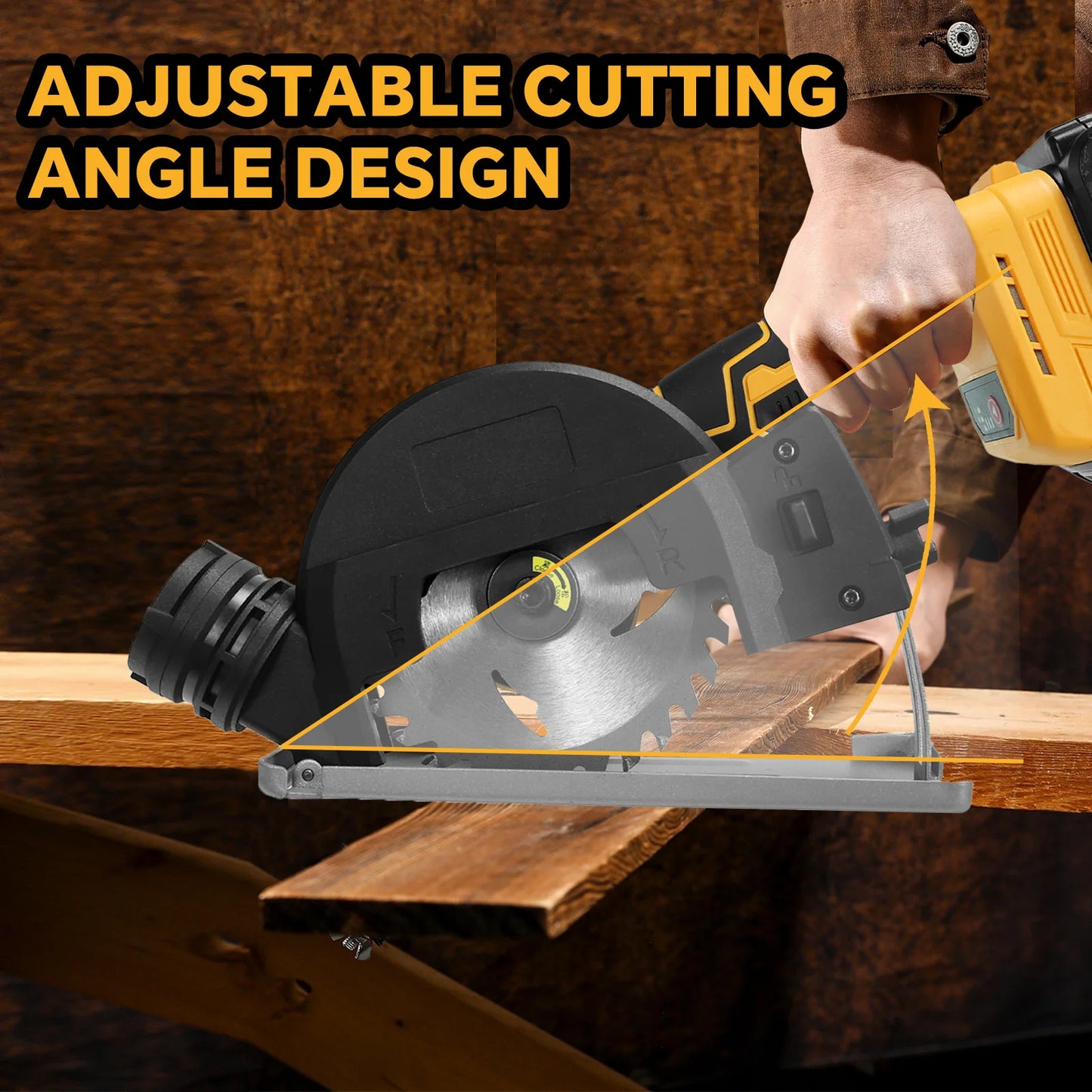 DeWalt Compatible 18V 20V Max 3 speed 1000W Brushless Electric Circular Saw