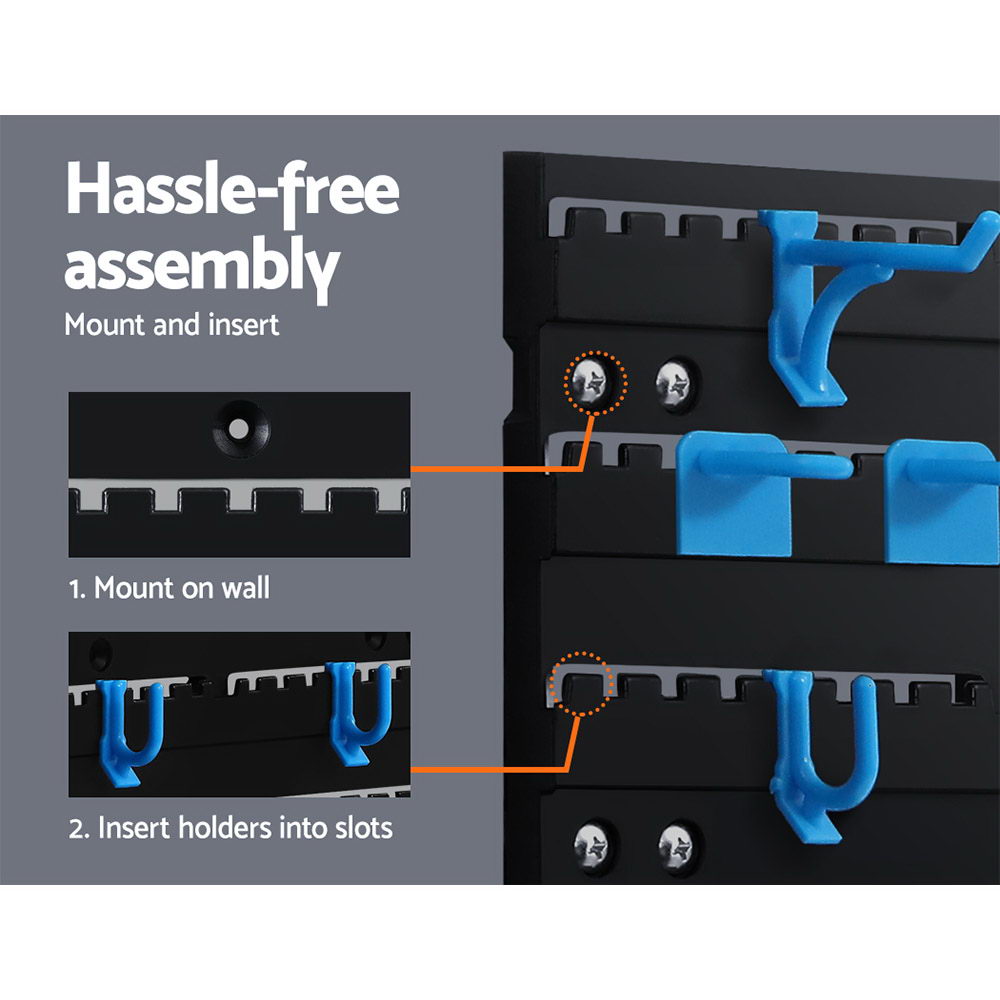 ***Free Shipping*** Giantz 54 Storage tool Rack Wall Mounted.