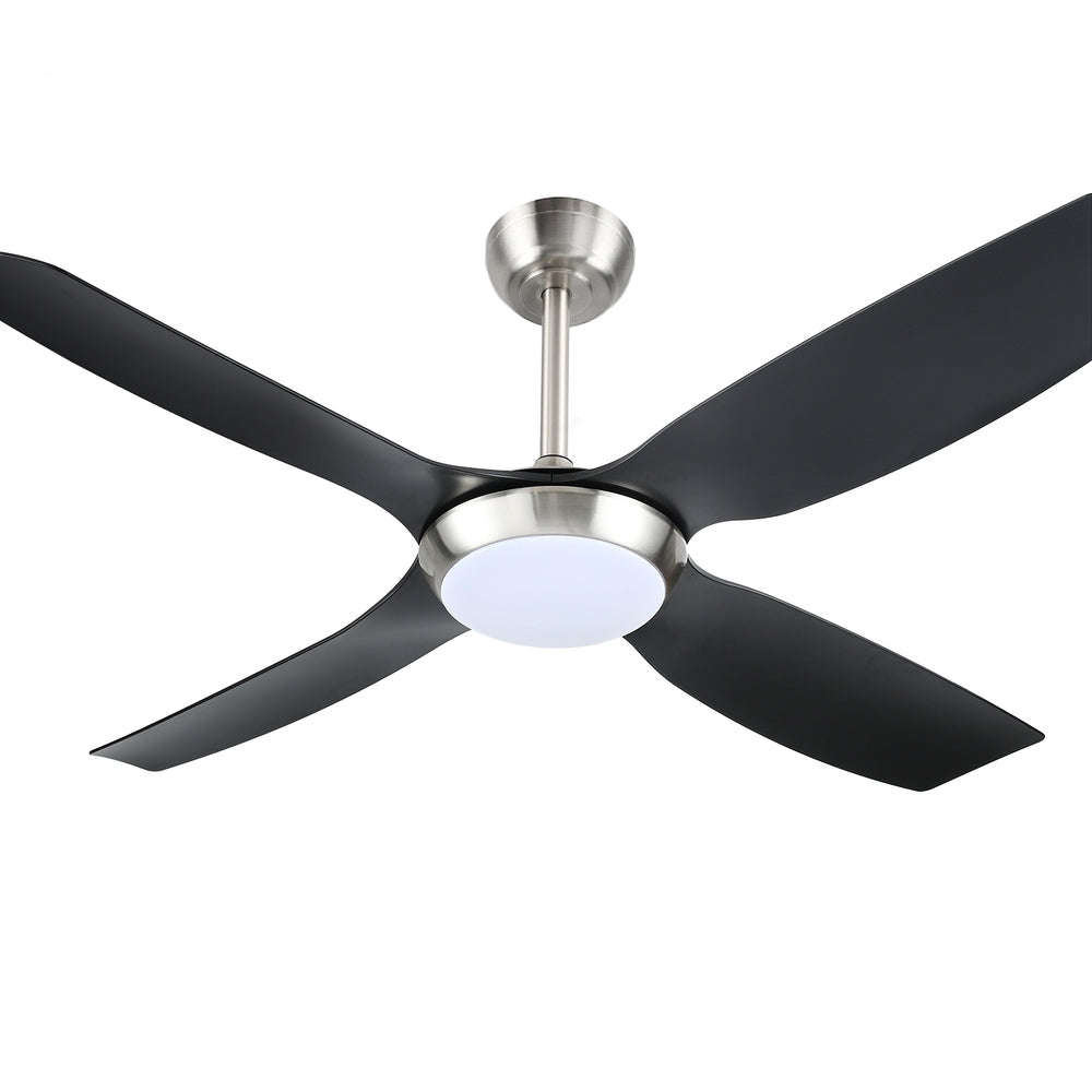Ceiling Fan Devanti 52'' DC Motor w/Light w/Remote Black