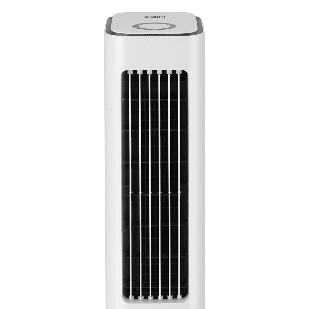 Tower Evaporative Air Cooler Conditioner Portable Cool Fan Humidifier 6L Devanti