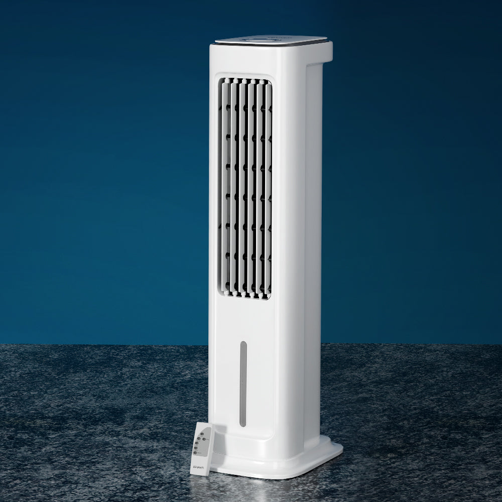 Tower Evaporative Air Cooler Conditioner Portable Cool Fan Humidifier 6L Devanti