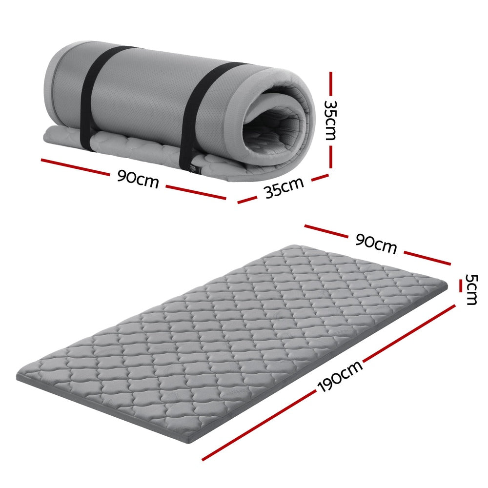 Giselle Bedding Single Foldable Mattress Camping Mat Giselle