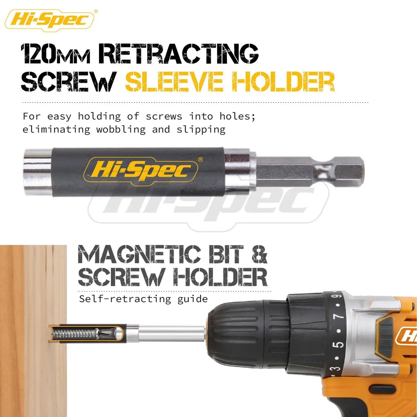 Hi-Spec 44pc Impact Driver Screw Bit Set