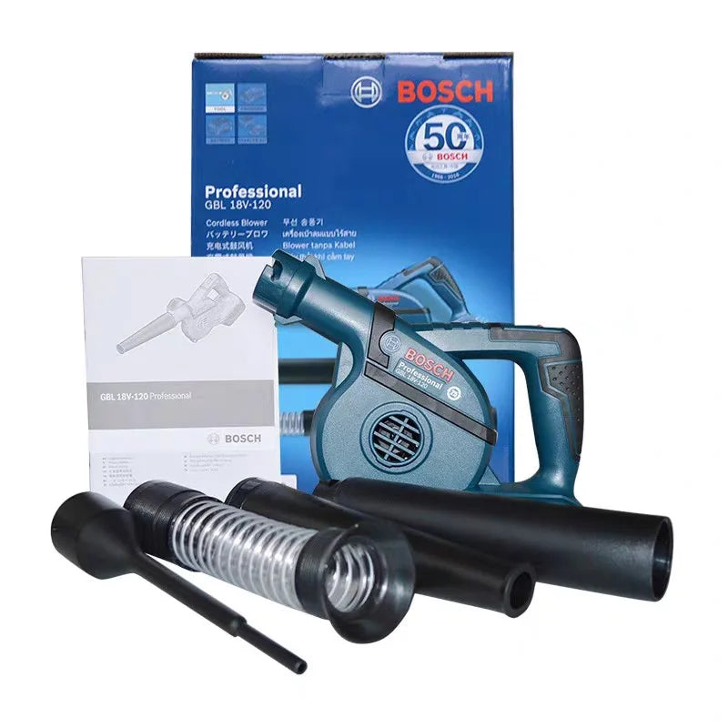 Bosch Cordless Blower GBL18V-120 Rechargeable 18V lithium Air Blower Industrial Dust Blower Fan leaf blower Without battery