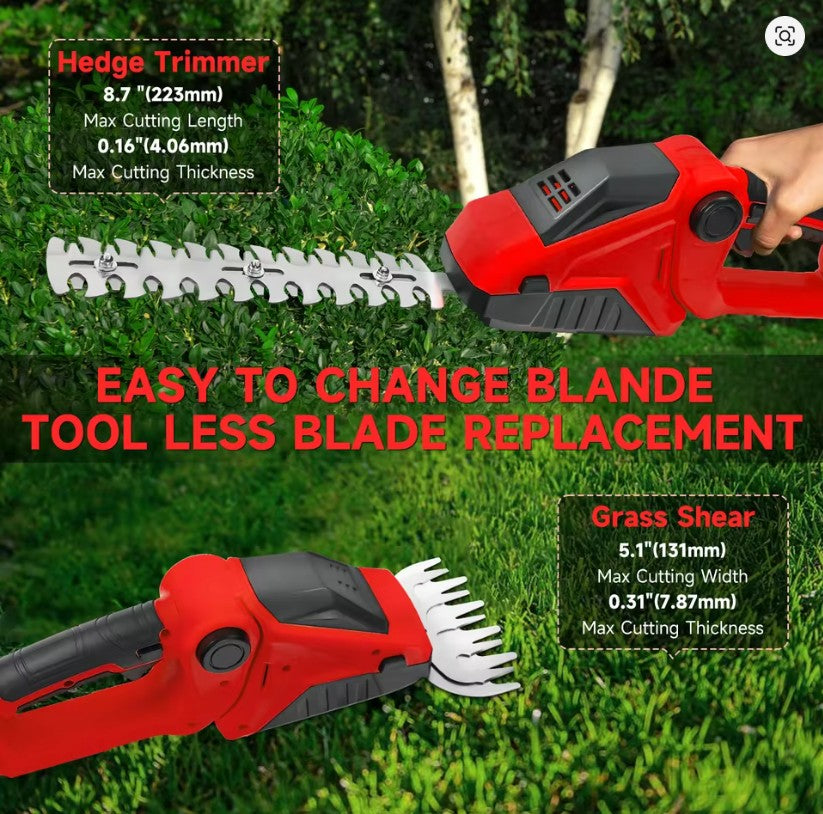 Milwaukee compatible 18v Hedge trimer M18