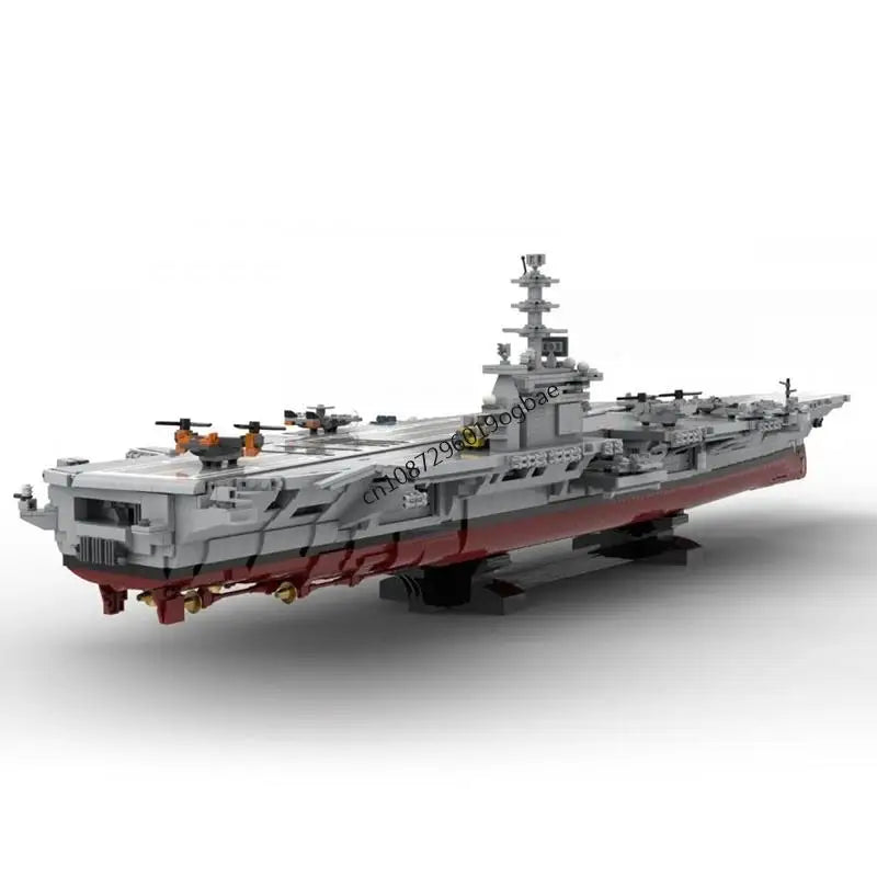 Nimitz JV 6030PCS WW2 Military MOC1:300 scale USS Nimitz CVN-68 Aircraft Carrier Model DIY creative ideas Child Toy Assembly Puzzle Gift
