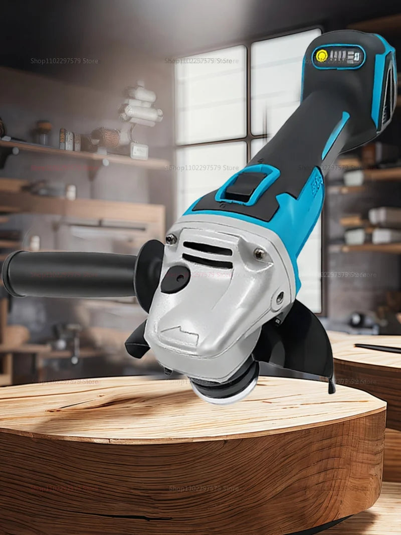 Makita Compatible 125mm Brushless Angle Grinder Cordless Li-ion Battery Powered for Cutting Polishing Grinding Compatible with Makita 18V tools