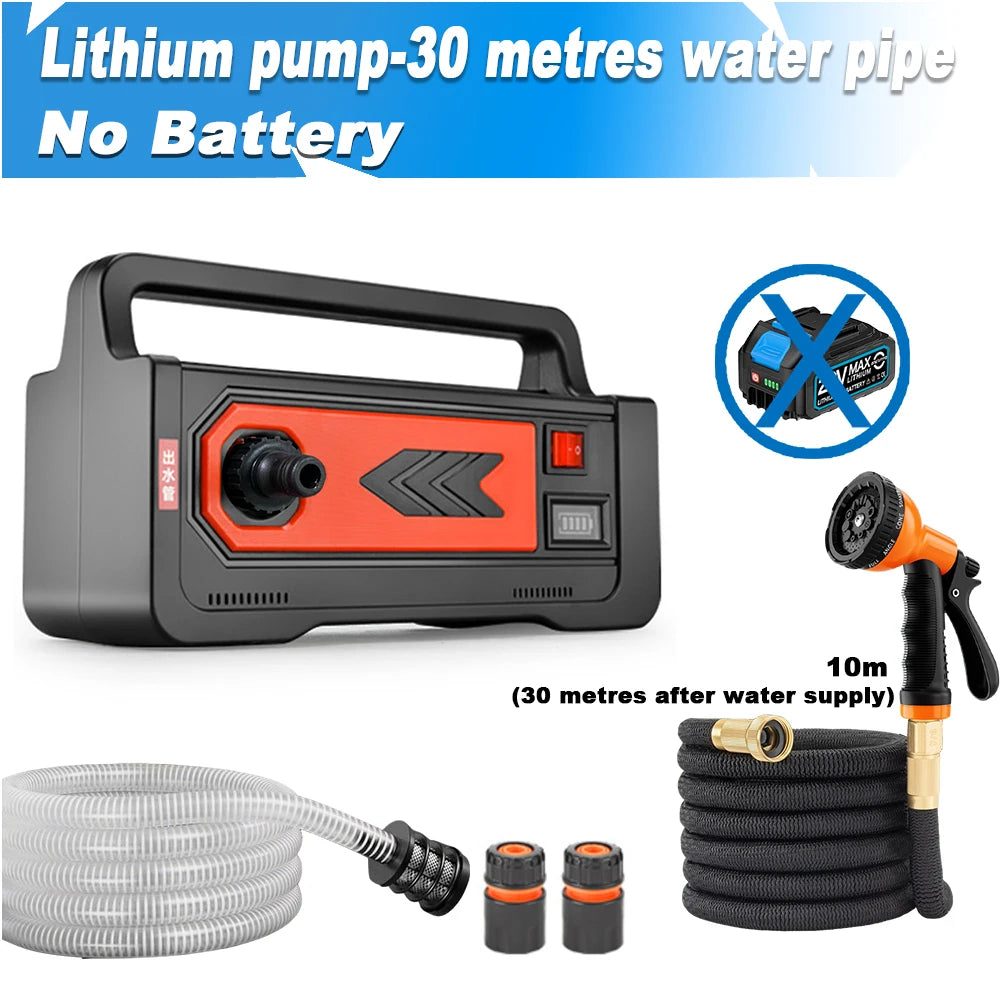 Makita Compatible 18V JV 30M Mini Wireless Cordless Water Pump Durable Agricultural Irrigation Car Wash Spraying Home Vegetable Garden Battery Supplies