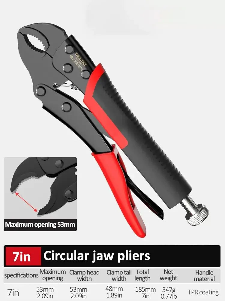 Delixi Electric Locking Pliers – Clamp Down with Confidence