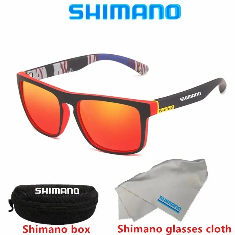 SHIMANO JV Polarized UV400 Protective Sunglasses for Men and Women Outdoor Sports Hunting Fishing Cycling Driving Fashion