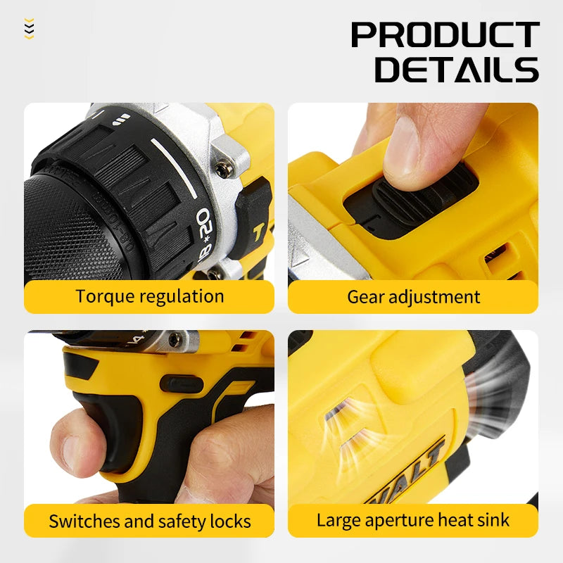 Dewalt DCD805 20V Brushless Cordless 1/2 in. Hammer Drill/Driver (Tool Only)