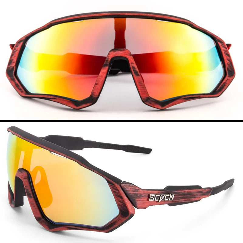 SCVCN JV UV400 Sport Cycling Glasses Road Sunglasses Bicycle Eyewear Mountain Bike MTB Cycl Goggles running glasses