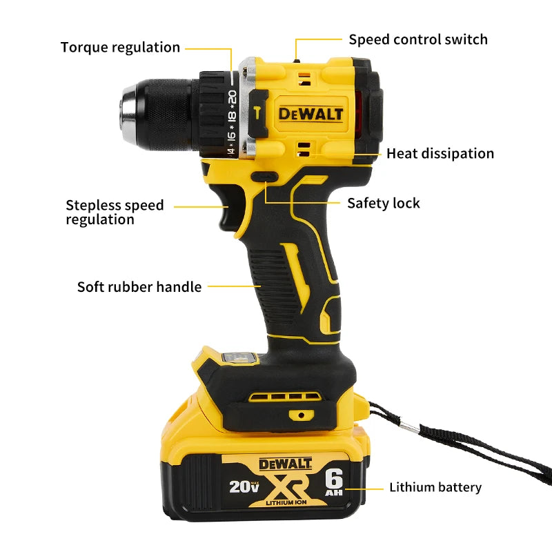 Dewalt DCD805 20V Brushless Cordless 1/2 in. Hammer Drill/Driver (Tool Only)