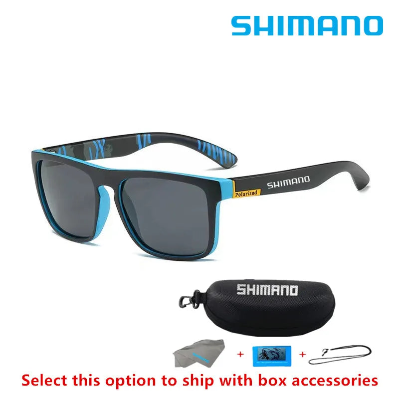 SHIMANO JV Polarized UV400 Protective Sunglasses for Men and Women Outdoor Sports Hunting Fishing Cycling Driving Fashion