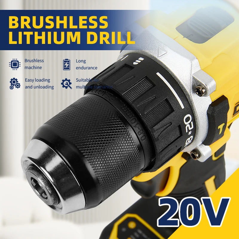 Dewalt DCD805 20V Brushless Cordless 1/2 in. Hammer Drill/Driver (Tool Only)