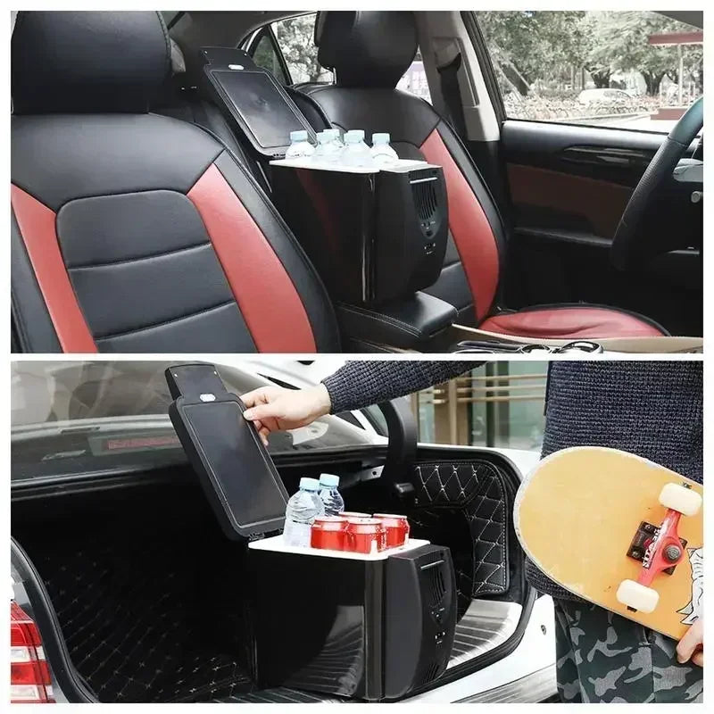 Car Refrigerator 6L Mini Fridge Portable Freezer 12V DC Refrigerator Plug In Cooler Refrige 6L Thermoelectric Cooler