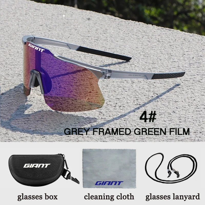Giant JV new cycling Glasses UV400 Protection, Anti-Fog, Sports Sunglasses for Men Women with case