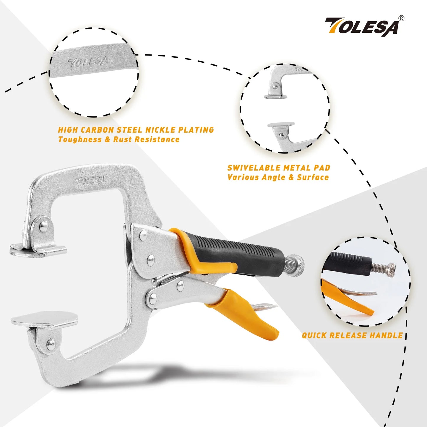 Tolesa 6" Jig Clamps ā A7FC1612 & A7FC1611