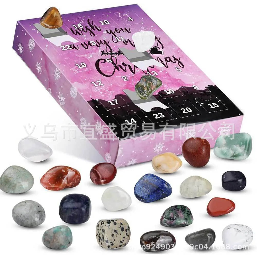 Crystal Growing Kit JV Advent Calendar 2025 24 Days Crystal Gemstones Minerals Rocks & Fossils Advent Calendars Gift for Kids