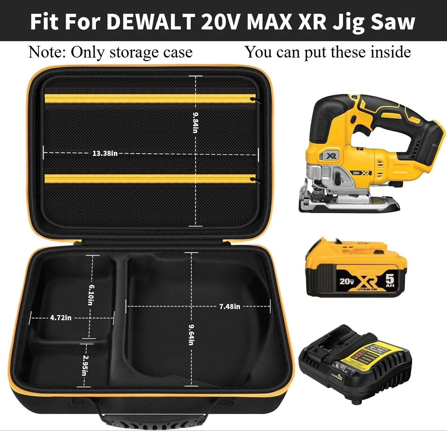 DEWALT 18V 20V XR Jig Saw DCS334B case- for DeWalt Jigsaw DCS334
