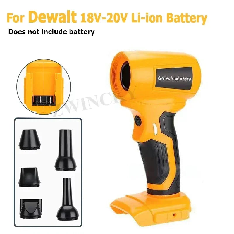 Turbofan Jet Blowing for Dewalt/Makita/Milwaukee/Bosch/Ryobi Batteries.