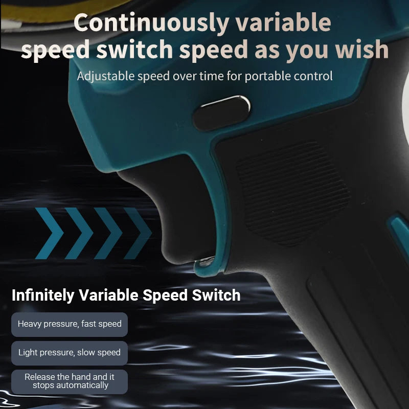 Makita Compatible 18V Brushless Cordless Electric Angle Grinder Mini Cutting Machine Polishing Machine Rechargeable Power Tool