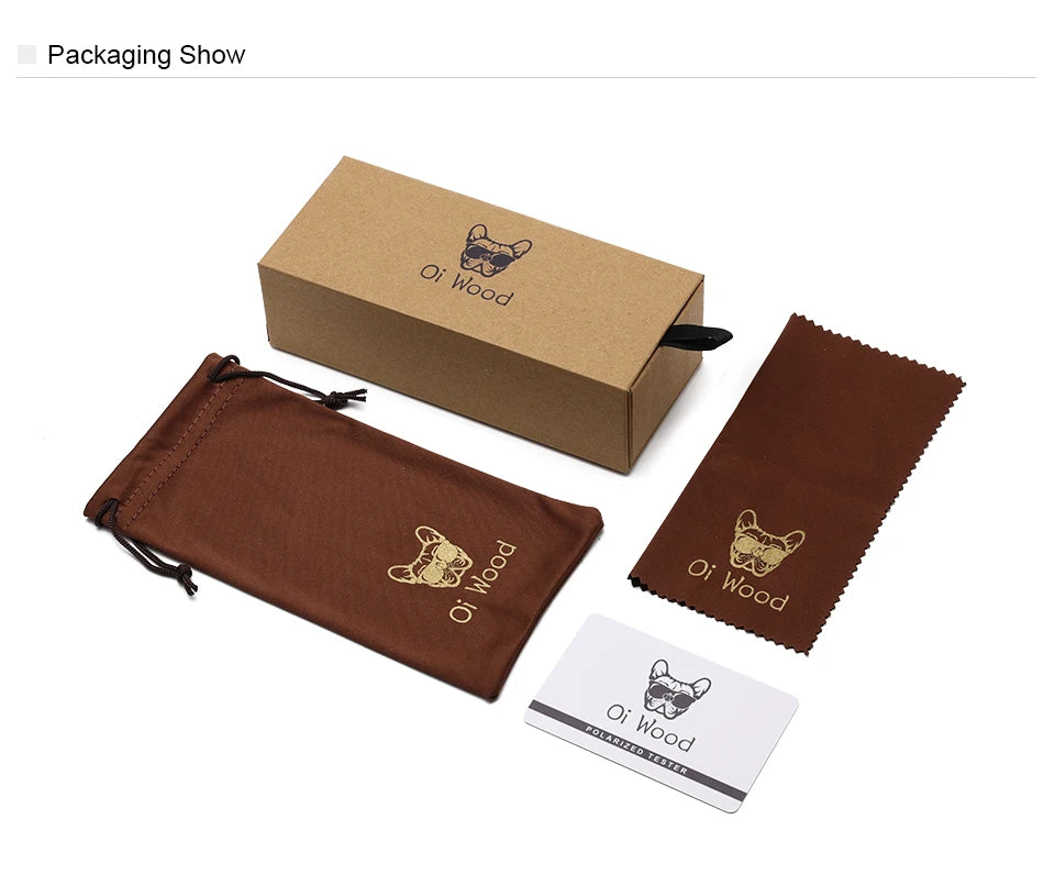 Oi Wood JV Brand Natural Wooden Sunglasses Men Polarized Fashion Sun Glasses Original Wood Oculos De Sol Masculino New TR90 Frames