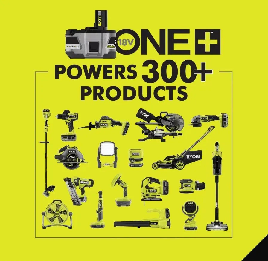RYOBI 18V ONE+12.0Ah lithium-ion high-performance battery - 1pk or 2pk