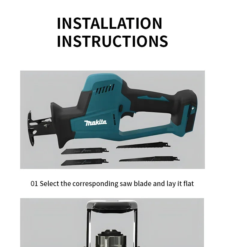 Makita DJR189 18V Cordless Brushless Reciprocating Saw
