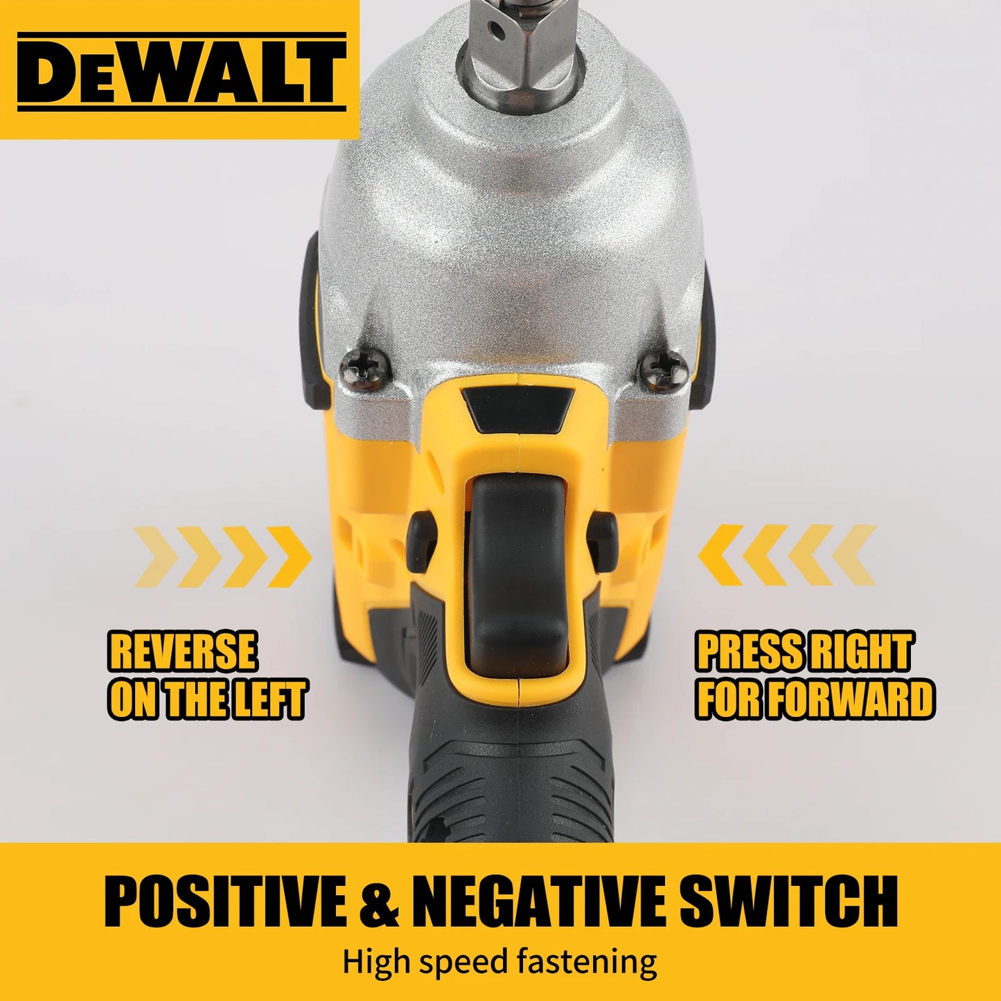 DEWALT DCF900 Impact Wrench 1/2" Inch High Torque With Hog Ring Anvil