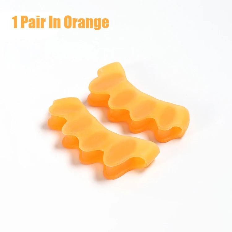 Silicone Toe Separator, Bunion Corrector Toe Spacers to Correct Bunions Toe Straightener Toe Stretcher Gel Toe Separators