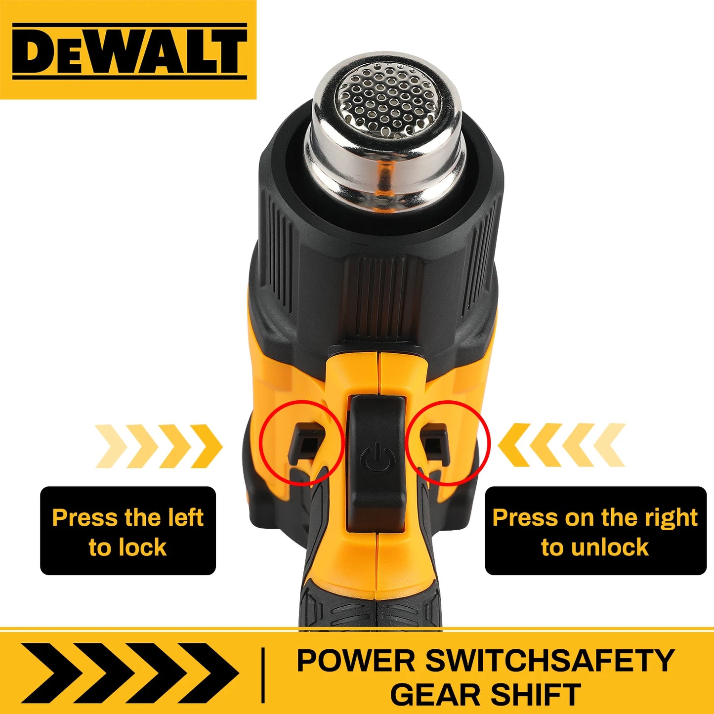 Dewalt 300W High - power Cordless Heat Gun