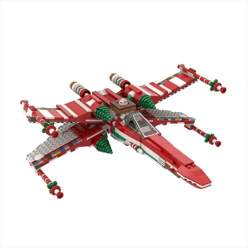 Star Wars JV NEW 733PCS star battle Movie MOC X-Wing space fighter model DIY creative ideas Christmas Child Toy Assembly Puzzle birthday Gift