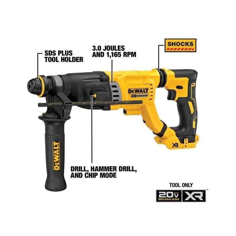DEWALT DCH263 Rotary Hammer SDS Plus 1-1/8-Inch 18v - 20V- FLASH SALE