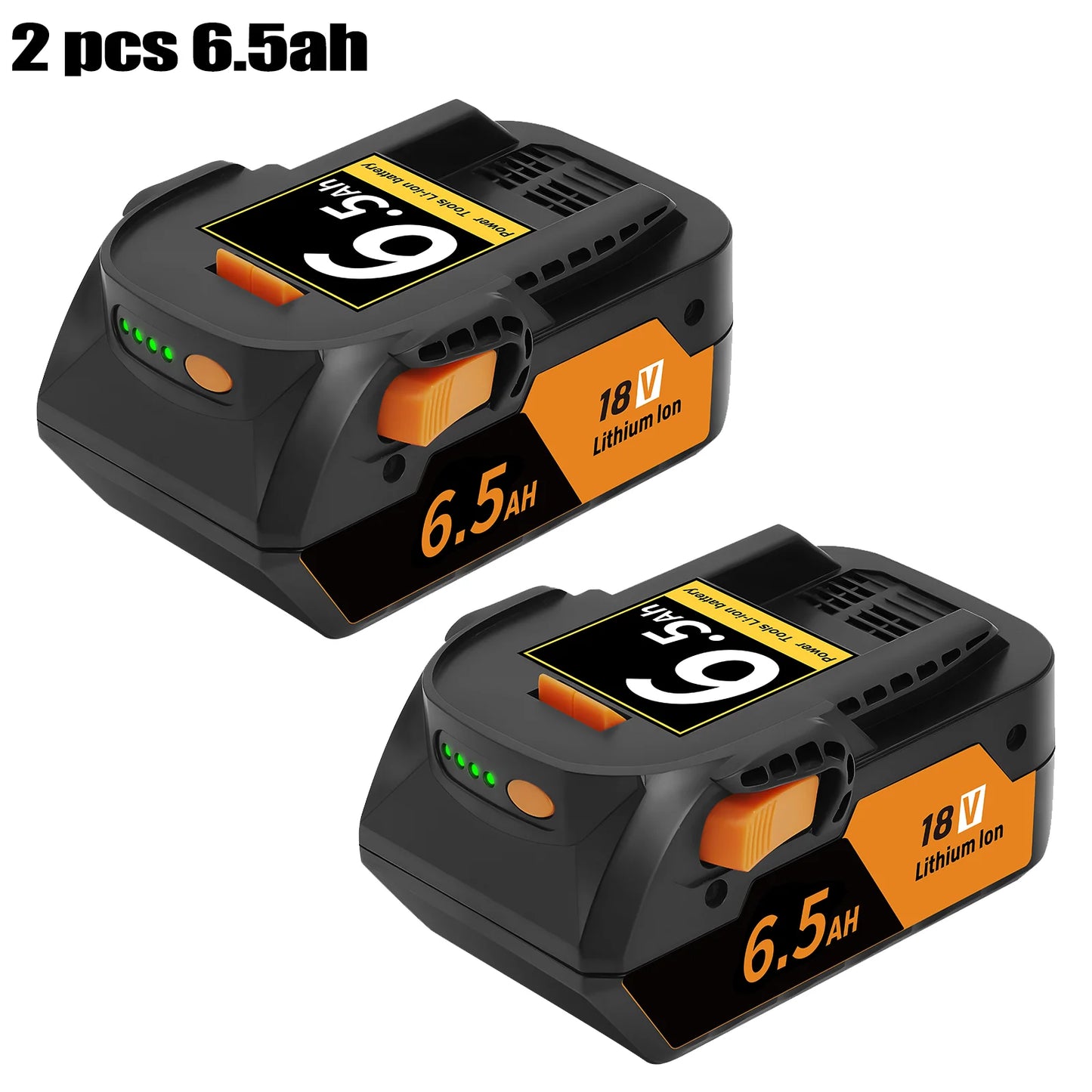 AEG and Ridgid 6.5AH Li-ion 18V Battery for RIDGID AEG R840087 Battery R840083 R840085 R840086 Capacity 6.0/4.0ah Rechargeable Power Tool Series AEG Series