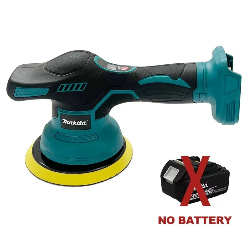 Makita 18V Cordless Car Polisher – 8-Speed Buffing Beast