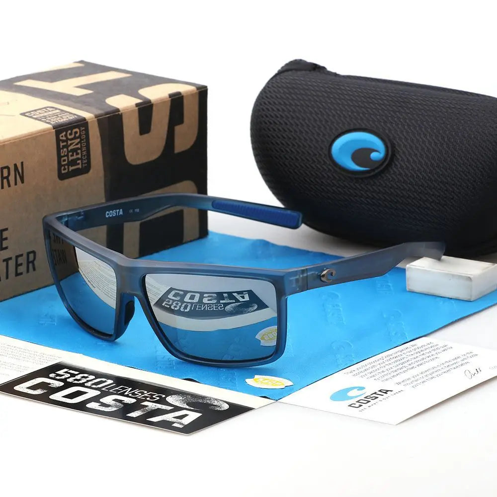 COSTA Brand New JV Square Sunglasses Women Men High Quality Glasses Outdoor Riding Fishing Sun Glasses Retro Shades Uv400