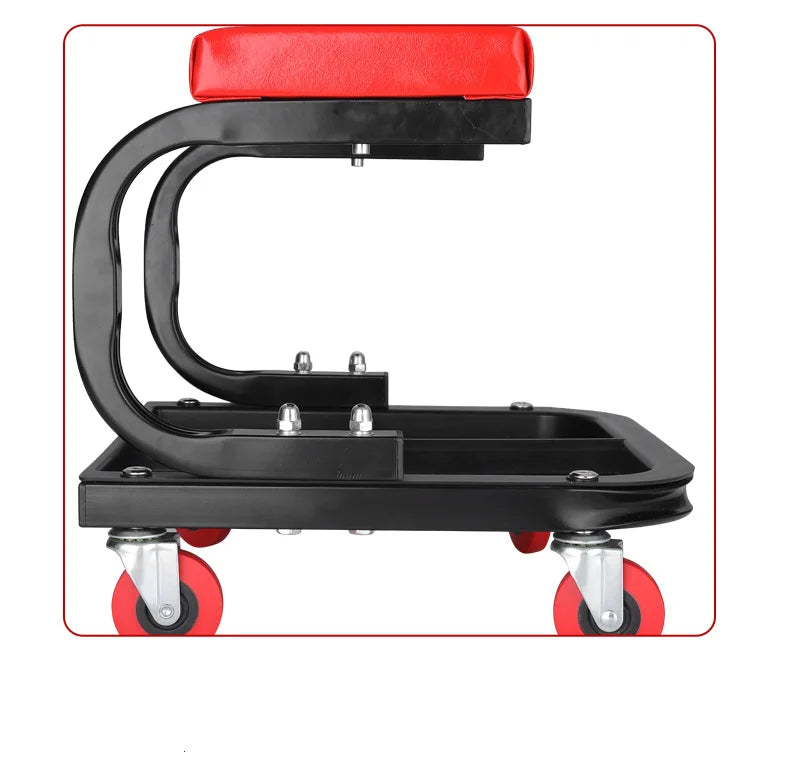 Stool Automotive Machinery Workshop Tool tray Universal Auto Repair Bench Heavy-duty ToolBracket Roller Cart Toolbox WithTray