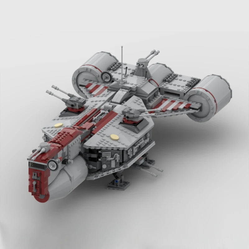 Star Wars JV 1755PCS star battle Movie Series MOC UCS C70 Frigate Model DIY creative ideas Child Toy Assembly Puzzle Birthday Gift MOC-7964