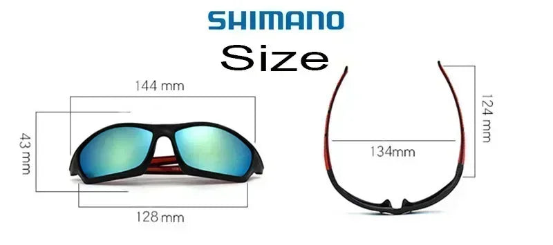 Shimano JV Men and Women Fishing Glasses, Outdoor Sports Sunglasses, Mountain and Road Cycling Glasses