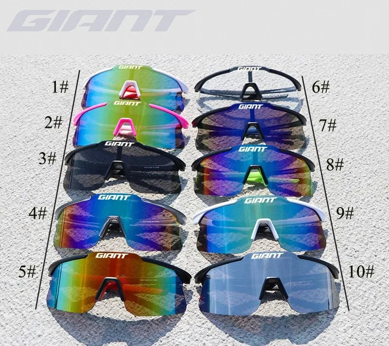 Giant JV new cycling Glasses UV400 Protection, Anti-Fog, Sports Sunglasses for Men Women with case