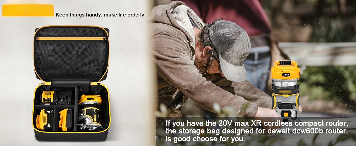 DEWALT Case for DeWalt Router 18V 20V Max XR (DCW600B)
