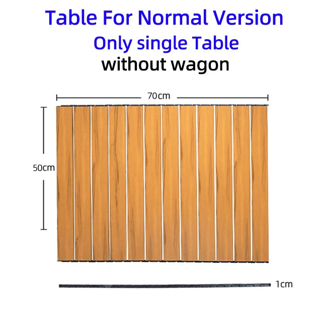 Trolley wagon JV Large Weight Capacity Heavy Duty Cart Collapsible Folding Beach Wagon with Big All-Terrain Wheels Outdoor Camping Equipment